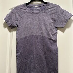 Eddie Bauer Heathered Purple Crewneck Tee